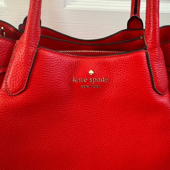 Kate Spade Cherry Red Satchel - Picture 3 of 3